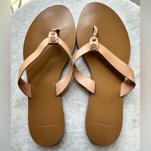 Tory Burch Manon Thong Sandal in Natural Vachetta